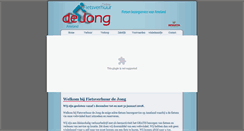 Desktop Screenshot of fietsverhuurdejong.nl